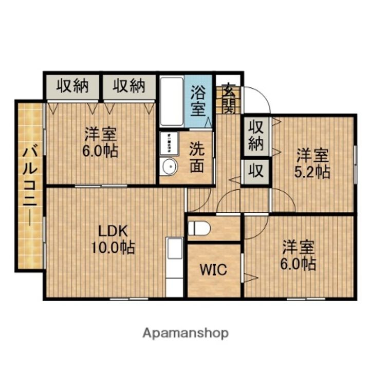リモージュの間取り