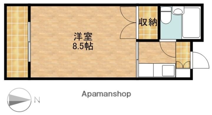 メゾンベルシャンブルの間取り
