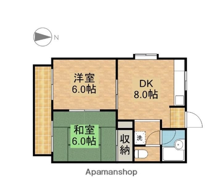 コーポいとう203の間取り