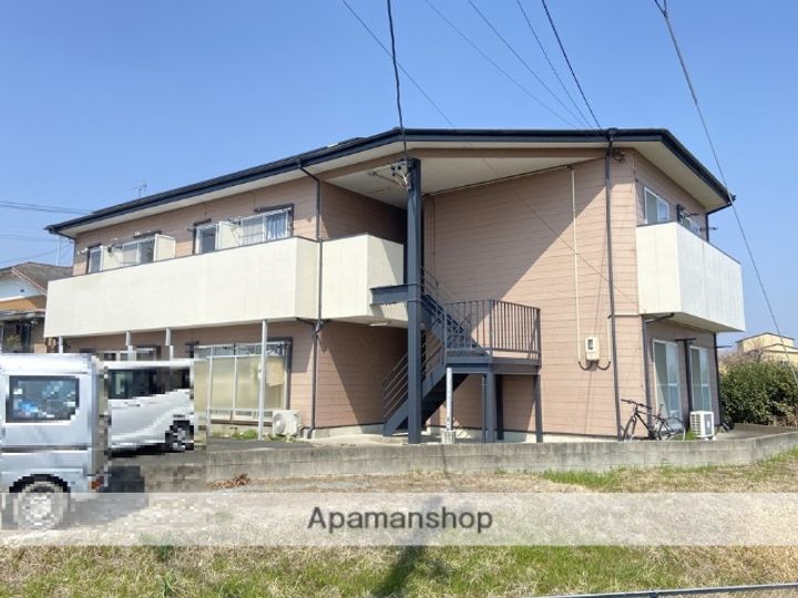 パステルグリーンの外観