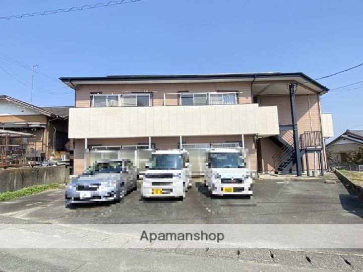 パステルグリーンの外観