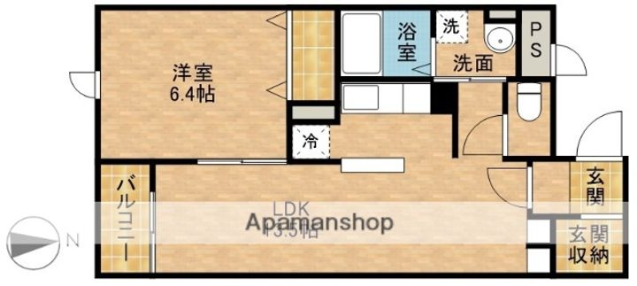ヒルズ桜坂の間取り