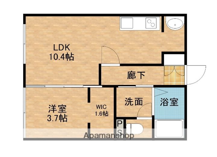 ドミール深谷Aの間取り