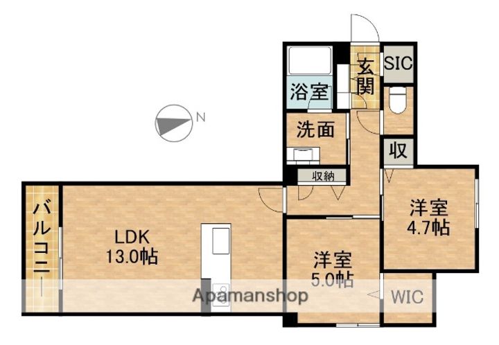 AXIS助信の間取り