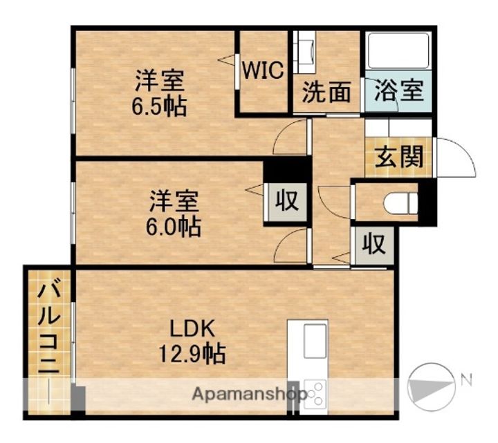 AXIS助信の間取り