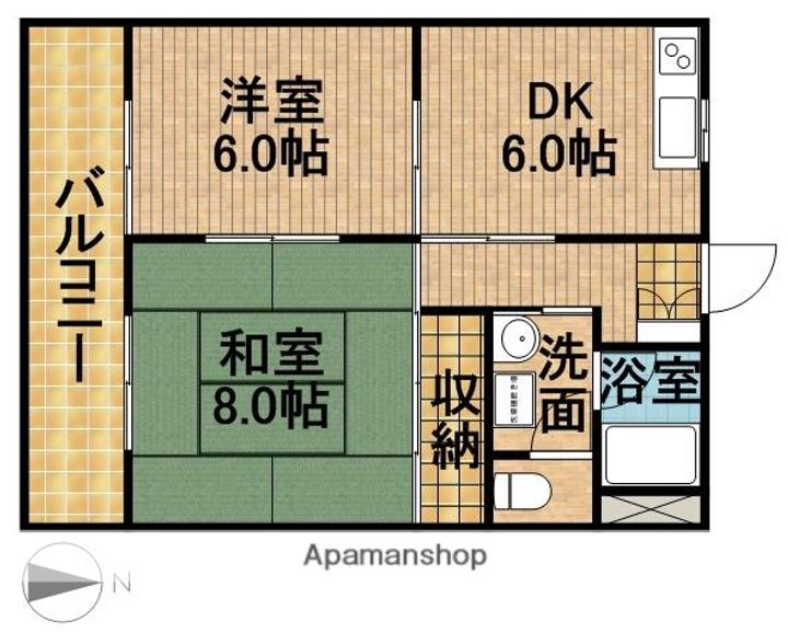 マンションロジュマンⅡの間取り