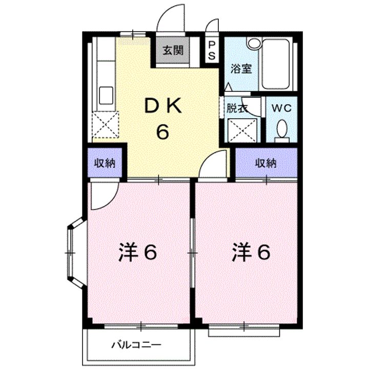 ハイツ長藤の間取り