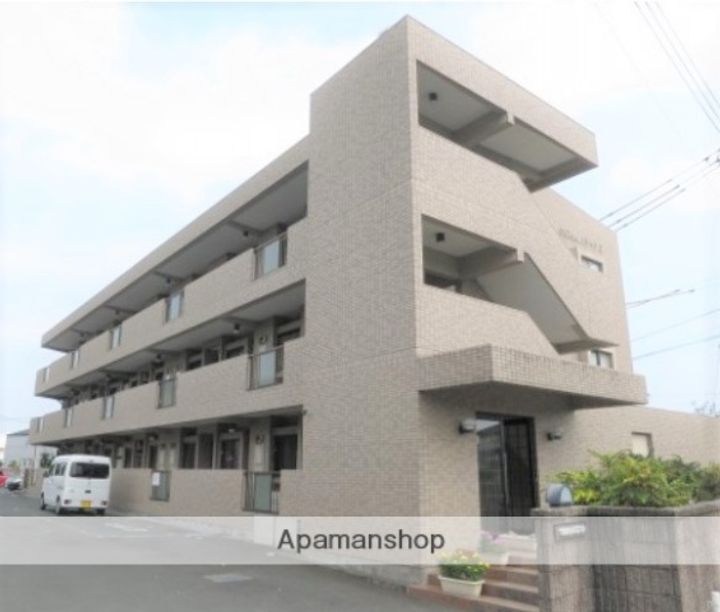 静岡県浜松市浜名区小林の賃貸マンションの外観