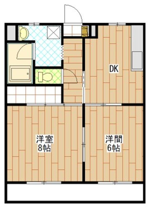 マンションハーヴェストIIの間取り