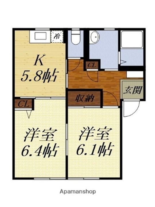 サンファインの間取り