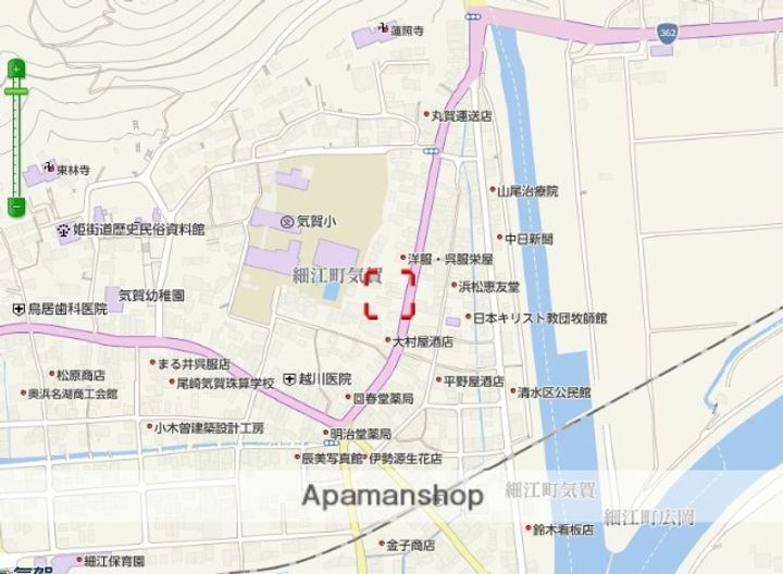 静岡県浜松市浜名区細江町気賀(一戸建)の賃貸物件戸建ての周辺