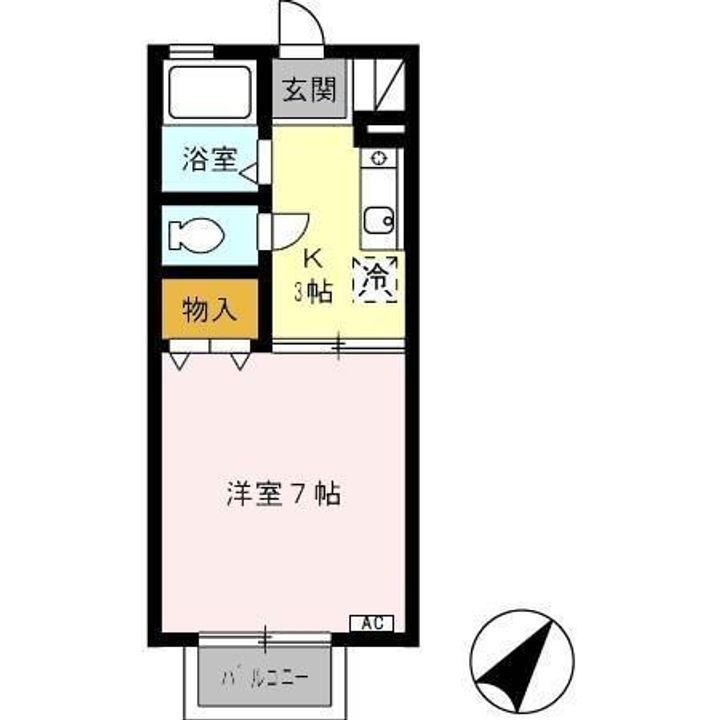 サニーサイドの間取り