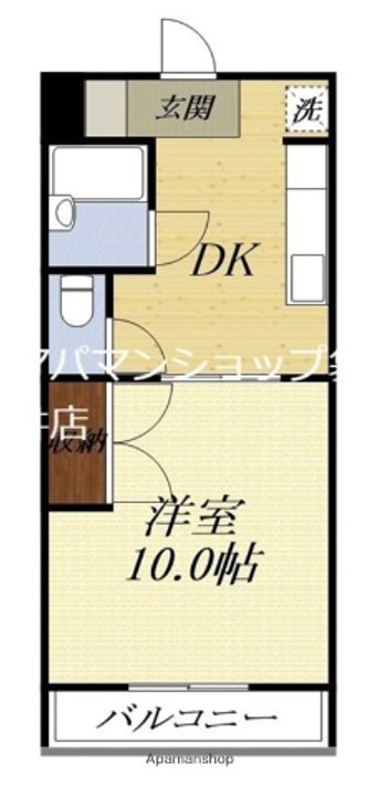 マンションアトランティスIIの間取り