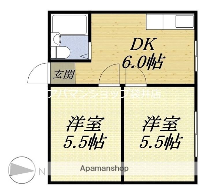 彩輝9の間取り