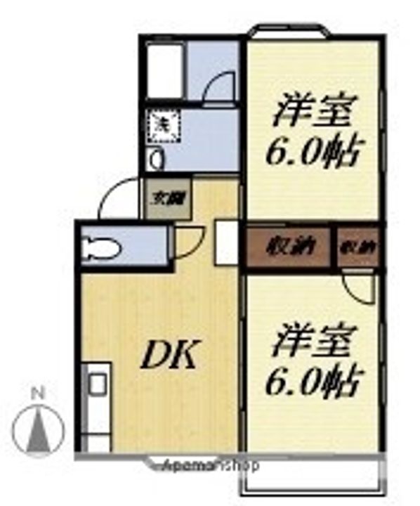 ハッピーリブの間取り