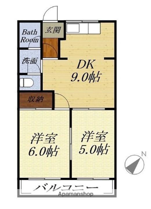 ポートアイランドTII201の間取り