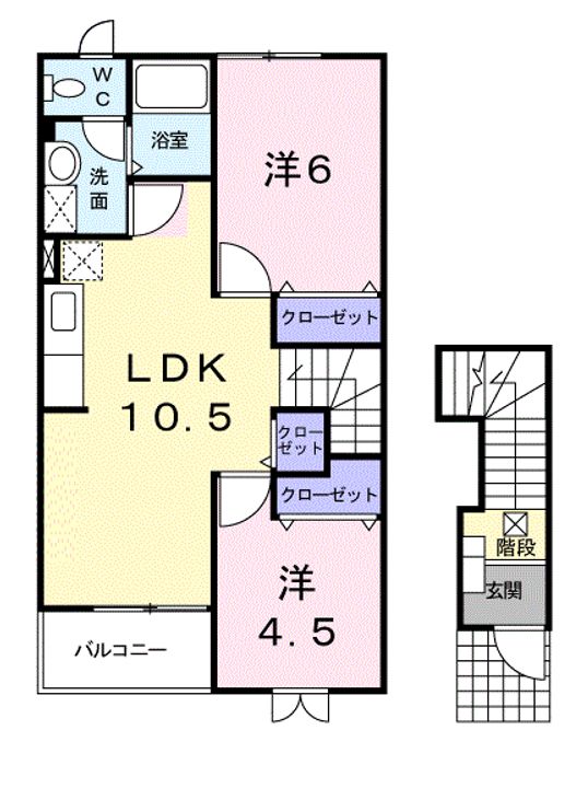 ピーノの間取り