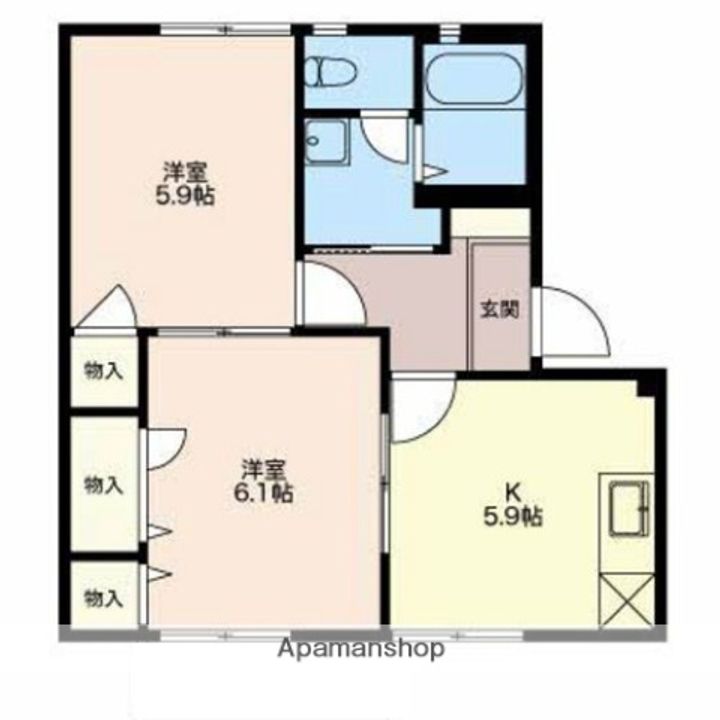 ブライトハウスの間取り