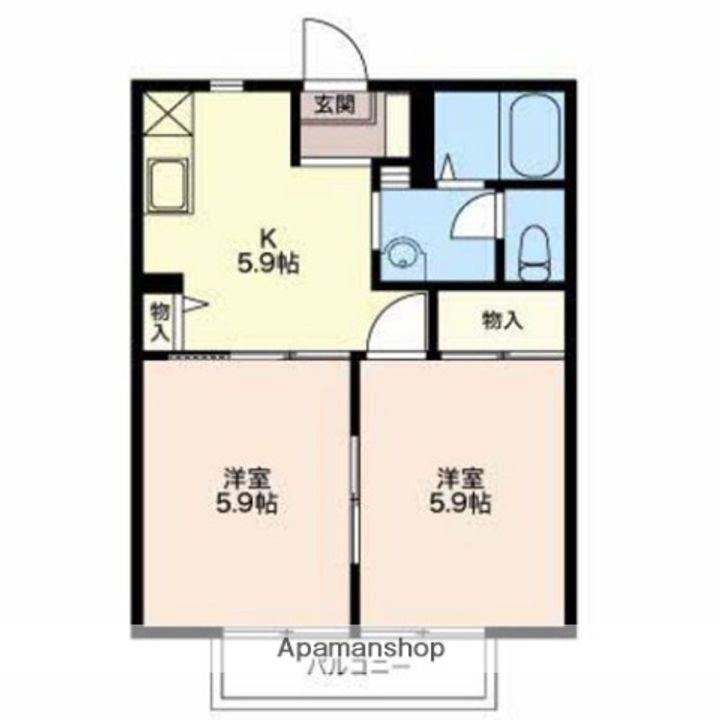 モダンタイムスAの間取り