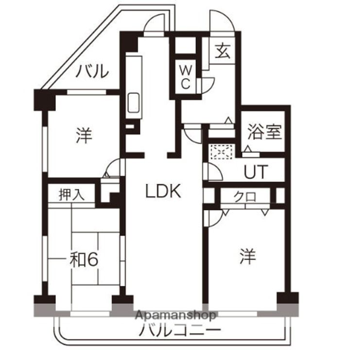 グランドハイリス本山の間取り