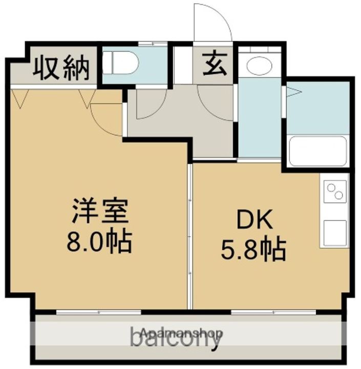 ヒルズ雅の間取り