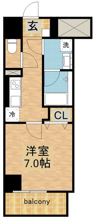 コートバスクの間取り