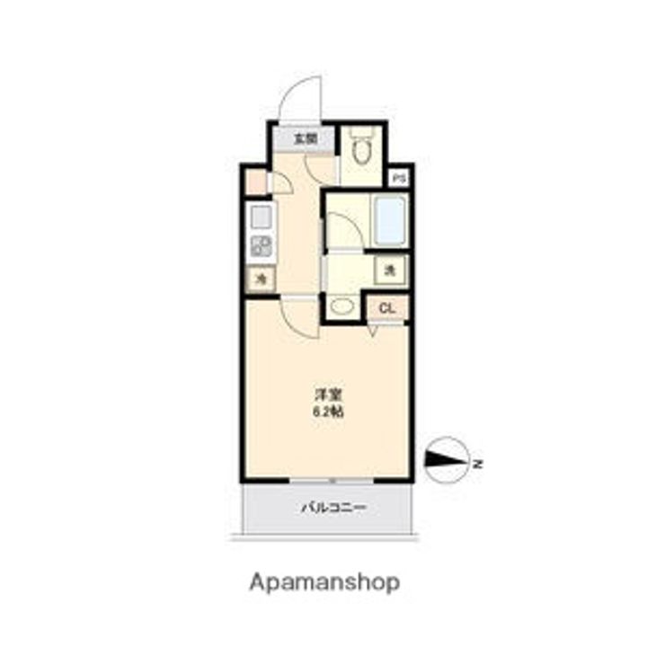 愛知県名古屋市中区新栄1丁目(マンション)の賃貸物件の間取り
