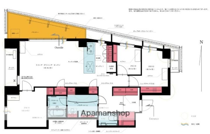 愛知県名古屋市千種区小松町5丁目の賃貸マンションの間取り