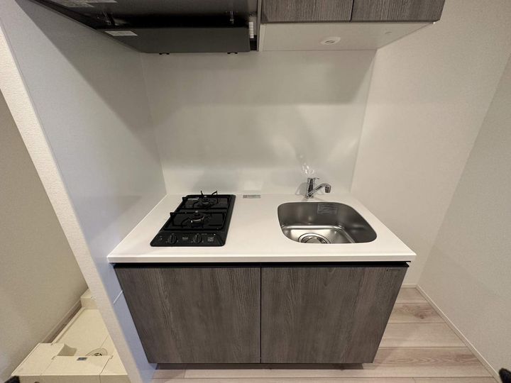 愛知県名古屋市東区飯田町の賃貸マンションのキッチン