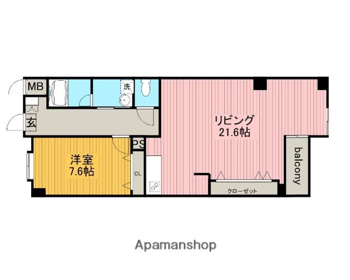 イーグルヘッド橦木の間取り