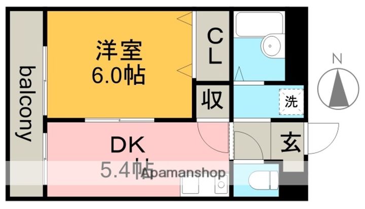 アビタシオン山田の間取り
