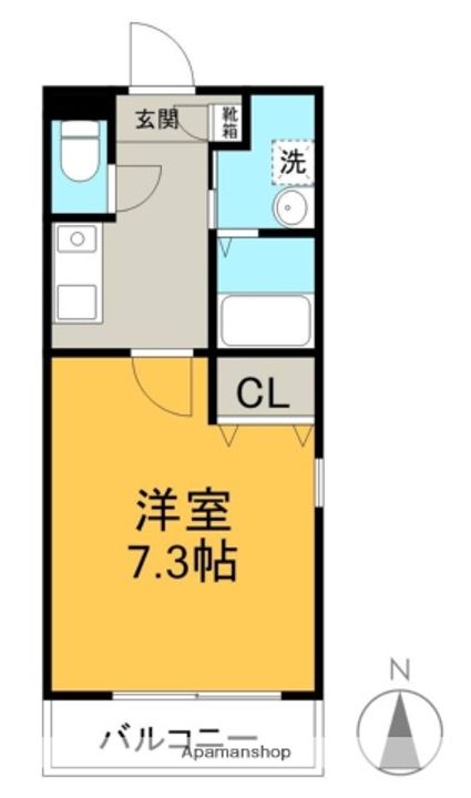 エスポワール岩塚の間取り