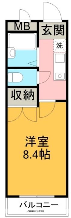 エスポア八田の間取り