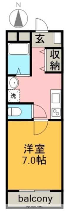 コーポラスヤスイの間取り