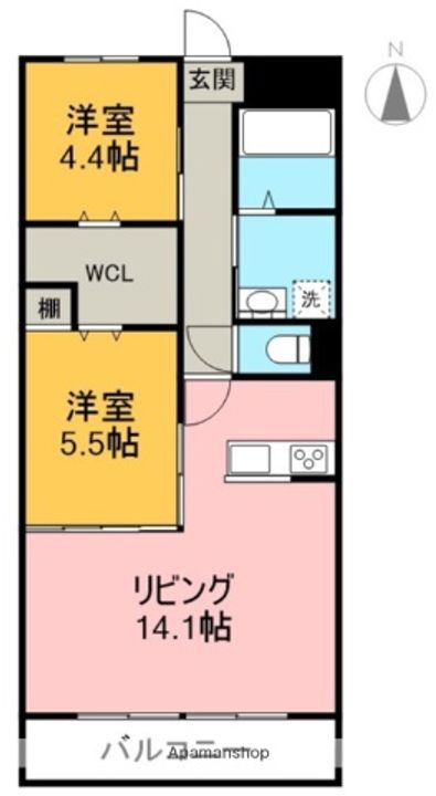 幸和ハイツの間取り