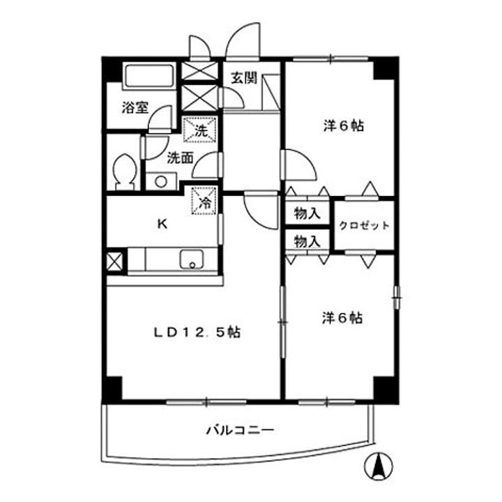 アーク・ラフィーネの間取り