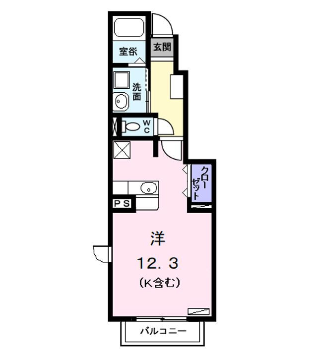 プラシード・Tの間取り