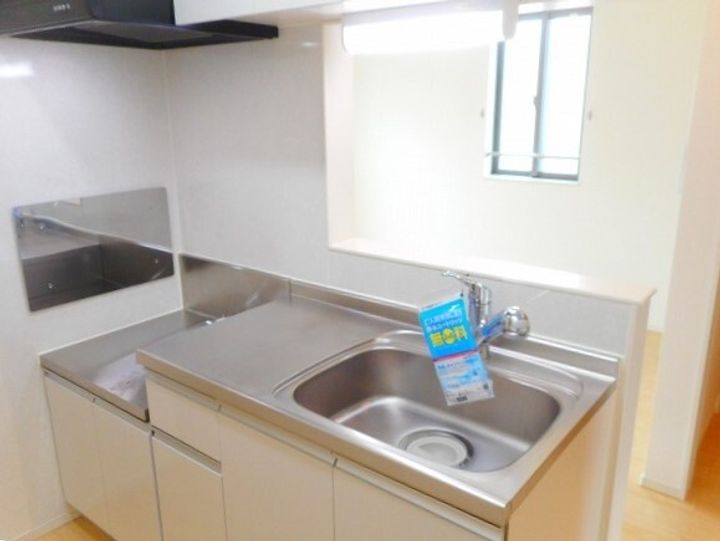 シェモア角割のキッチン