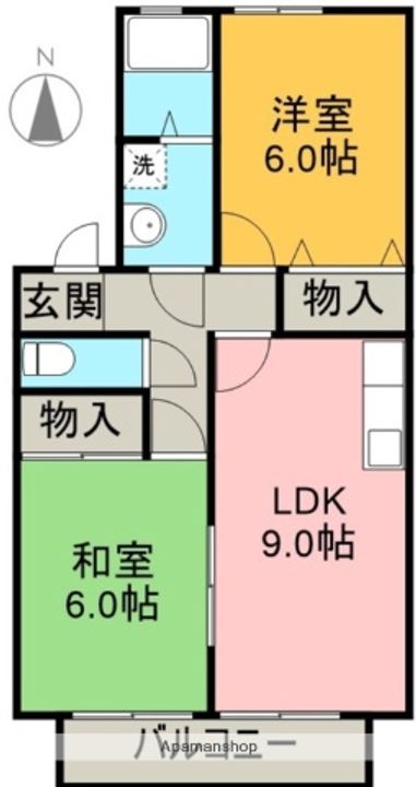 ドルミベーネBANNOの間取り