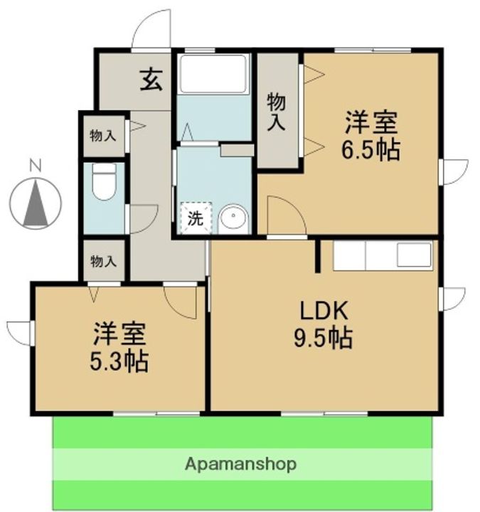 シャルマンの間取り