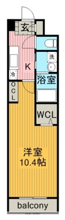 椿の間取り