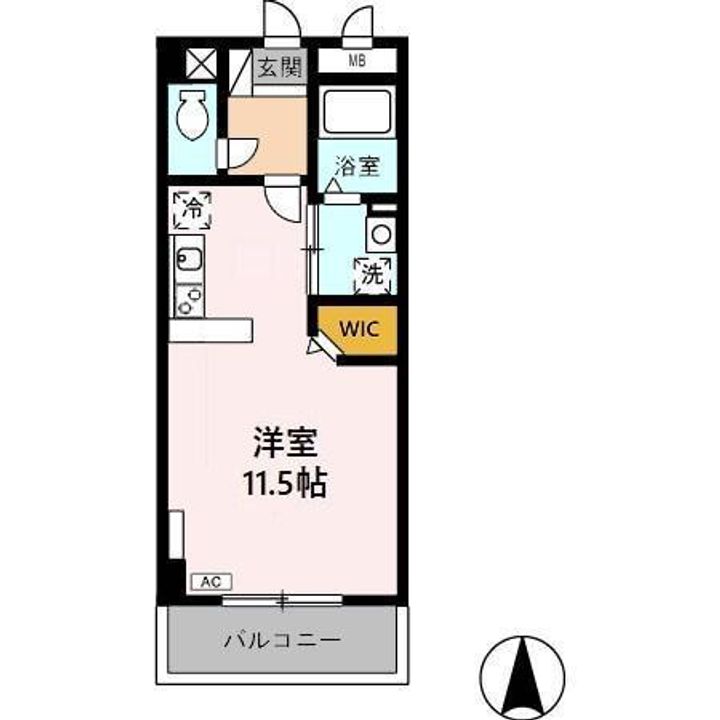 PARK FRONT NAKAMURAの間取り