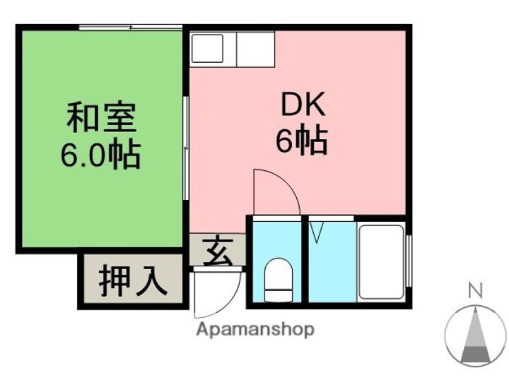 若竹壮の間取り