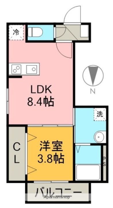 グランディール高畑の間取り