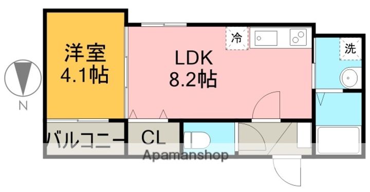 グランディール高畑の間取り