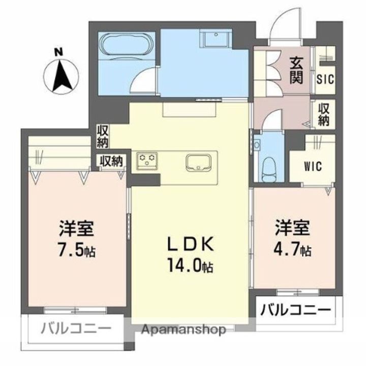 耀(かがやき)の間取り
