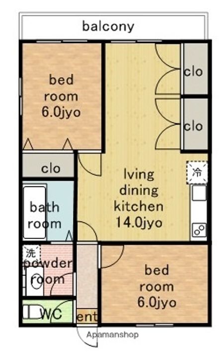 第2エトワール@の間取り