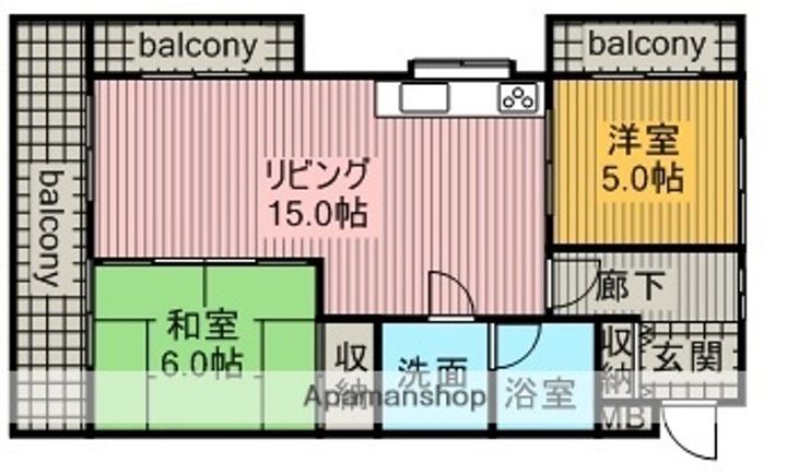 ソノワール 本郷の間取り