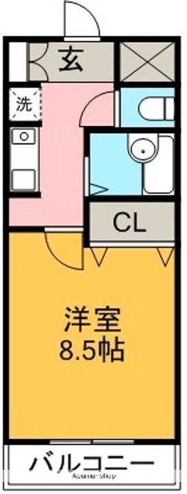 サンプラスⅢの間取り