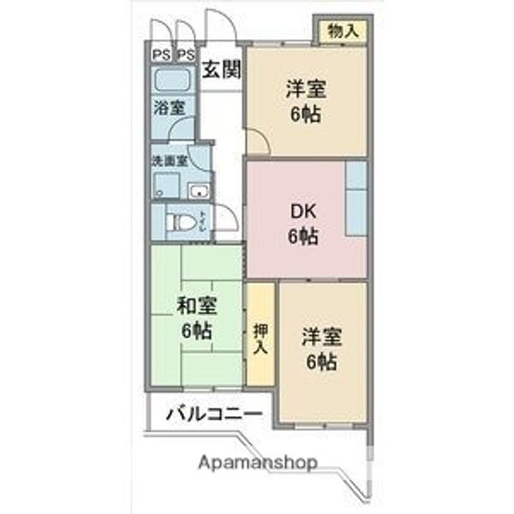 ヴィラサンシャインⅡの間取り